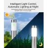 Tuinlamp op zonne-energie - RVS grondpaal - buisSolar verlichting