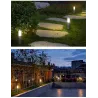 Tuinlamp op zonne-energie - RVS grondpaal - buisSolar verlichting