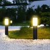 Tuinlamp op zonne-energie - RVS grondpaal - buisSolar verlichting