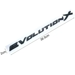Decoratief auto-embleem - plastic sticker - Evolution X lettersStickers