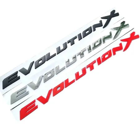 Decoratief auto-embleem - plastic sticker - Evolution X lettersStickers