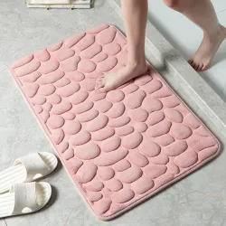 Zachte badkamermat - antislip - reliëfontwerpTapijten
