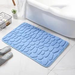 Zachte badkamermat - antislip - reliëfontwerpTapijten