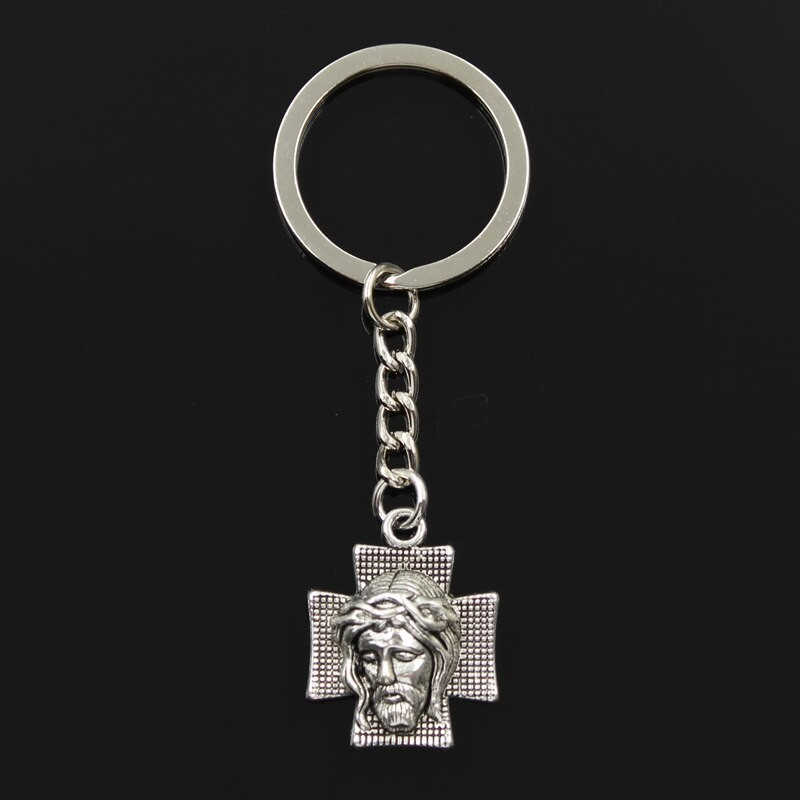 Kreuz mit Jesus - Schlüsselanhänger aus Metall