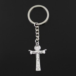 Jesus am Kreuz - Schlüsselanhänger aus Metall