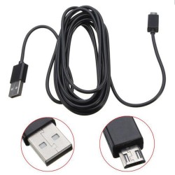 Micro-USB-Ladegerät – Kabel – für PS4 DualShock 4 / Xbox One Controller – 3M