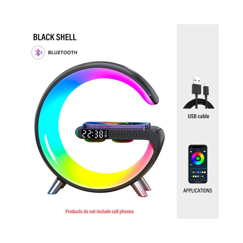 LED-Nachtlicht – RGB – USB – Wecker/Lautsprecher/APP-Steuerung