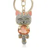 Crystal cat - keychainKeyrings