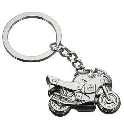 Metalen sleutelhanger met motorSleutelhangers