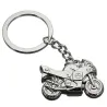 Metalen sleutelhanger met motorSleutelhangers