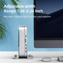 Verticale standaard voor Mac Mini - antislip - verstelbaarStands