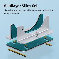 Verticale standaard voor Mac Mini - antislip - verstelbaarStands