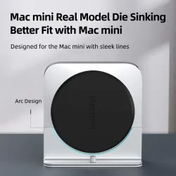Verticale standaard voor Mac Mini - antislip - verstelbaarStands