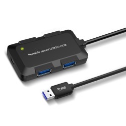 4-Port-HUB – USB 3.0 – 5 Gbit/s