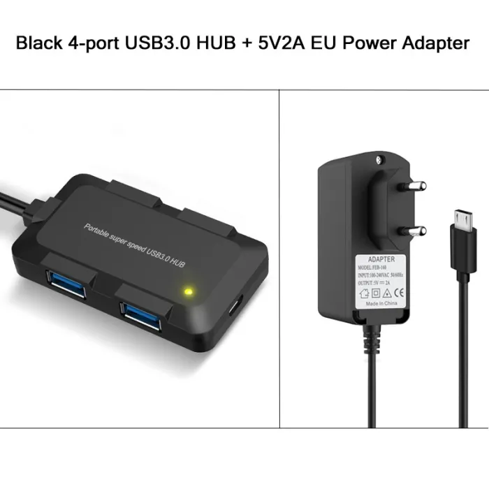 HUB met 4 poorten - USB 3.0 - 5GbpsHubs