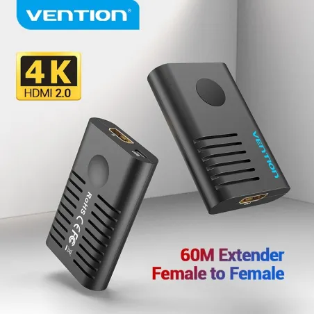 HDMI 60M extender - signaalversterker - USB 2.0 - 4K@60HzNetwerk