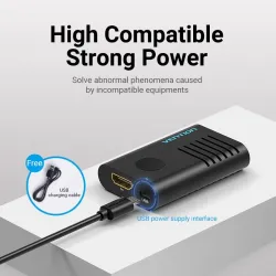 HDMI 60M extender - signaalversterker - USB 2.0 - 4K@60HzNetwerk
