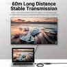 HDMI 60M extender - signaalversterker - USB 2.0 - 4K@60HzNetwerk