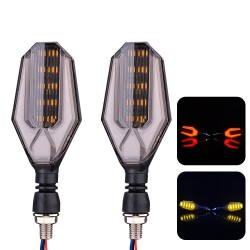 LED-motorknipperlichten - superheldere knipperlichten - 12V - 2 stuksRichtingaanwijzers