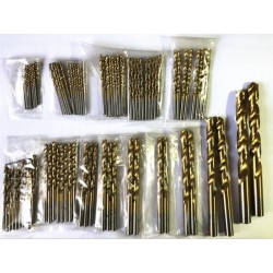 15-10mm - HSS titanium coated twist drill bits - 99 pieces setBits & drills