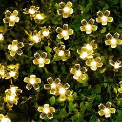 Solar light - LED string - garland - Christmas decoration - flowersLED strips