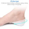 Height increase shoe insoles - silicone gel pads - insole sock - heel / ankle protectionFeet