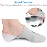 Height increase shoe insoles - silicone gel pads - insole sock - heel / ankle protectionFeet