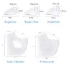 Height increase shoe insoles - silicone gel pads - insole sock - heel / ankle protectionFeet