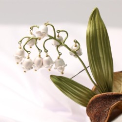 Lily of the valley brooch