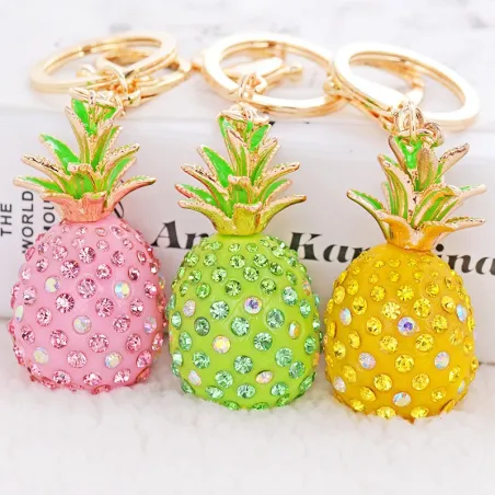 Kristallen ananas - sleutelhangerSleutelhangers