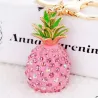 Crystal pineapple - keychainKeyrings