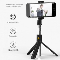 3 in 1 selfie stick - wireless - Bluetooth - foldable handheld monopod - tripod - with remoteSelfie sticks