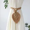 Curtain tieback - bohemian braided with tassel leafCurtains