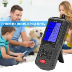 Kooldioxidetester / CO2-detector / luchtkwaliteitsmonitor - temperatuur- / vochtigheidsmeting - multifunctionele testerMeetin...