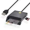 UTHAI - Smartcardlezer - voor bankkaart / SIM / IC / ID / EMV / SD / TF / MMC / USB - ISO / Windows / Linux / OSAccessoires