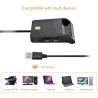 UTHAI - Smartcardlezer - voor bankkaart / SIM / IC / ID / EMV / SD / TF / MMC / USB - ISO / Windows / Linux / OSAccessoires