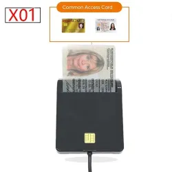 UTHAI - Smartcardlezer - voor bankkaart / SIM / IC / ID / EMV / SD / TF / MMC / USB - ISO / Windows / Linux / OSAccessoires