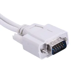 VGA SVGA - 1 naar 2 monitoren - mannelijk naar 2 dual vrouwelijk Y - 15-pins - adapter - splitterkabelKabels