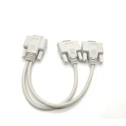 VGA SVGA - 1 naar 2 monitoren - mannelijk naar 2 dual vrouwelijk Y - 15-pins - adapter - splitterkabelKabels