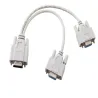 VGA SVGA - 1 naar 2 monitoren - mannelijk naar 2 dual vrouwelijk Y - 15-pins - adapter - splitterkabelKabels