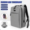 Trendy laptoptas - rugzak - met USB oplaadpoort - waterdichtRugzakken