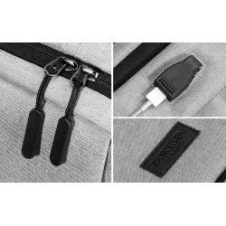 Trendy laptoptas - rugzak - met USB oplaadpoort - waterdichtRugzakken