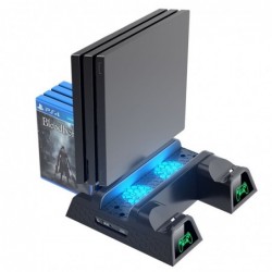 Duale Ladestation – Kühlständer – LED – für PS4 / PS4 Slim / PS4 Pro Controller