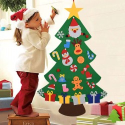 Vilten kerstboom - DIY-kerstdecoratieKerstmis