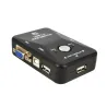 KVM-switcher - splitter - 2 poorten - USB 2.0 - 1920*1440 VGA SVGAKabels