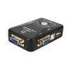 KVM-switcher - splitter - 2 poorten - USB 2.0 - 1920*1440 VGA SVGAKabels