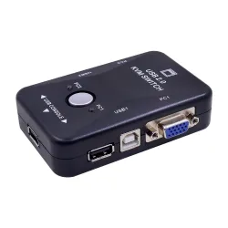KVM-switcher - splitter - 2 poorten - USB 2.0 - 1920*1440 VGA SVGAKabels