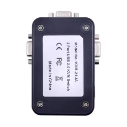 KVM-switcher - splitter - 2 poorten - USB 2.0 - 1920*1440 VGA SVGAKabels