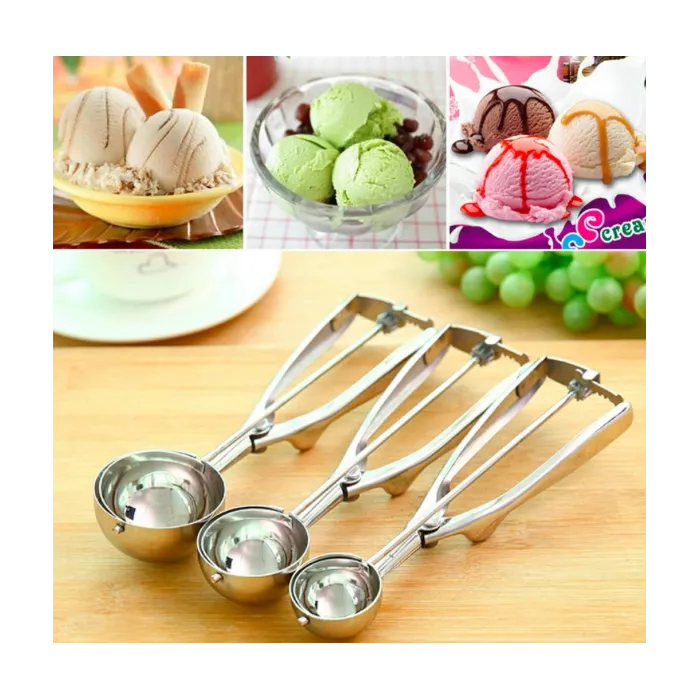 IJs-/aardappelpureeschep - roestvrijstalen lepelTools