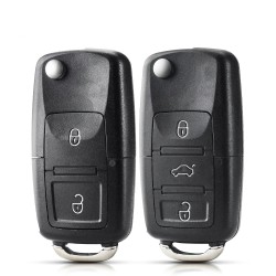 Sleutelhoes met 2/3 knoppen - schaal - voor Volkswagen / SEAT / SkodaSleutels